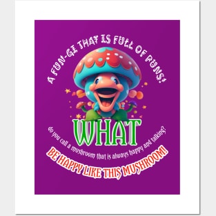 Mushroom Pun: A Fun-gi That Is Full Of Puns! Posters and Art